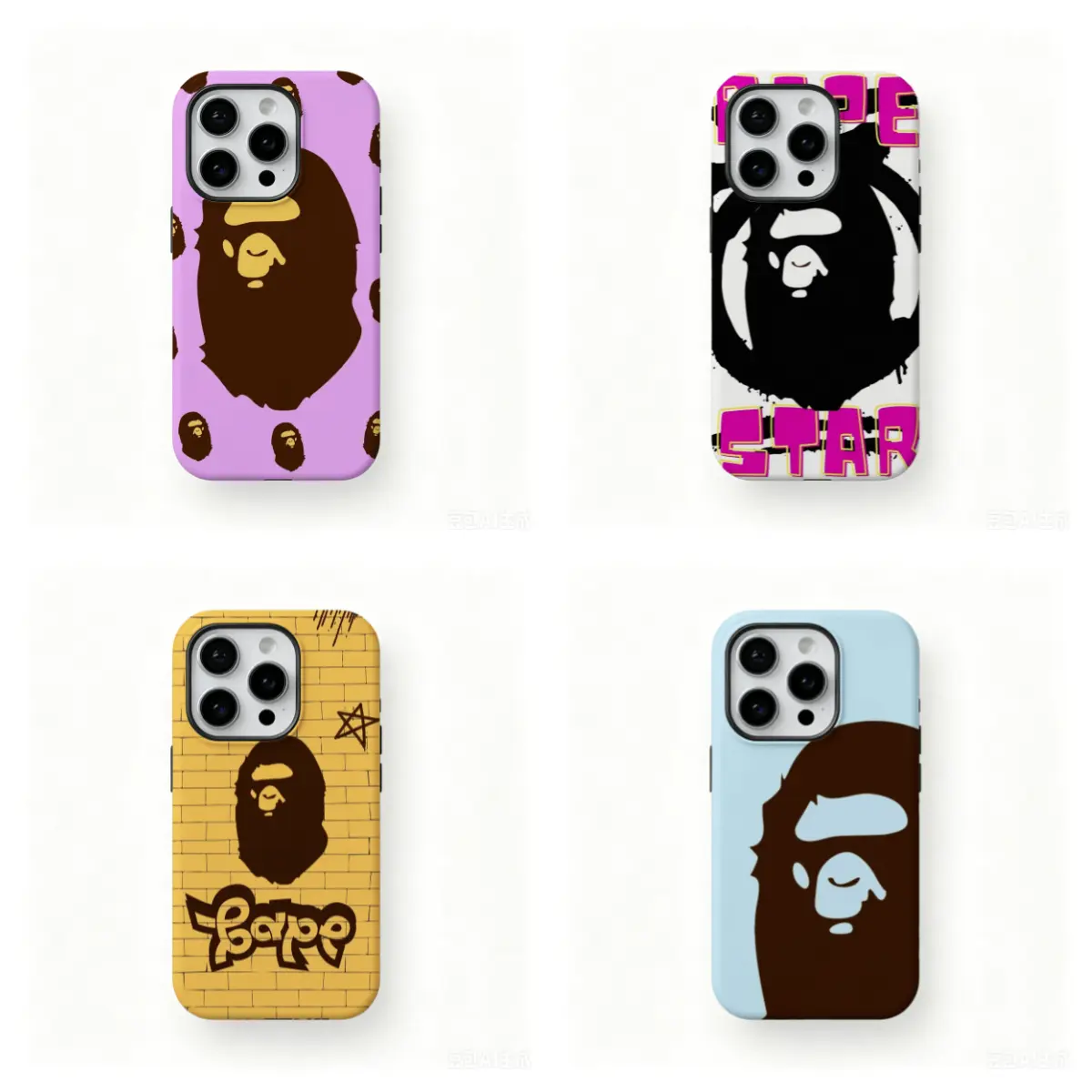 BaBe AAPE Phone Case, Army Camo Phone Case Cover , Durable AccessoriesSuitable for iPhone 17-12 Pro Max/Plus and  Samsung Galaxy S23-26 Perfect Birthday Gift for Friends