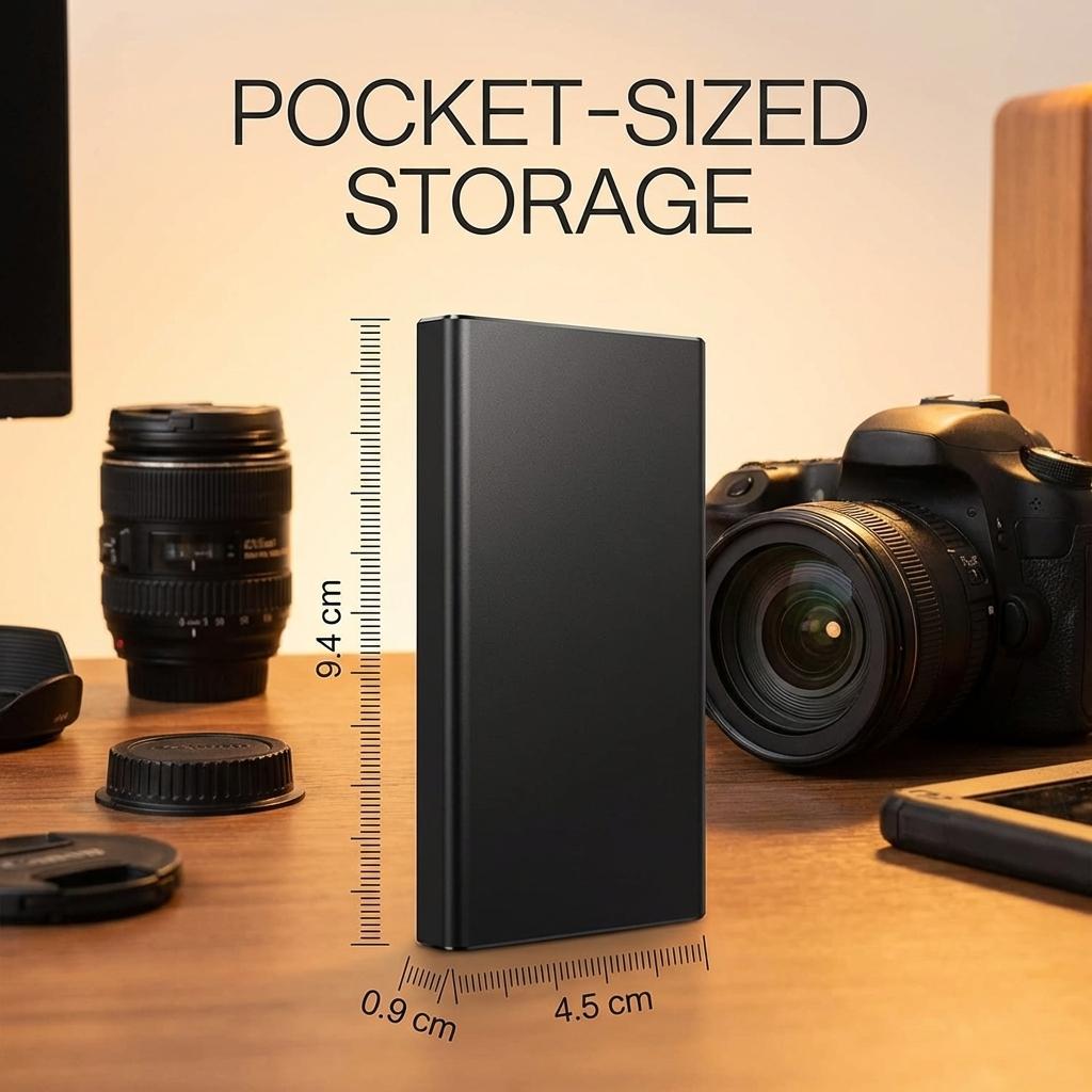 2026 Portable External SSD 1TB/2TB USB 3.2 Type-C High Speed Solid State Drive for PC Mac | Ultra Fast Transfer, Silent Operation, Plug and Play, Mobile Storage 2026 Portable External SSD 1TB/2TB USB 3.2 Type-C High Speed Solid State Drive for PC Mac | Ultra Fast Transfer, Silent Operation, Plug and Play, Mobile Storage