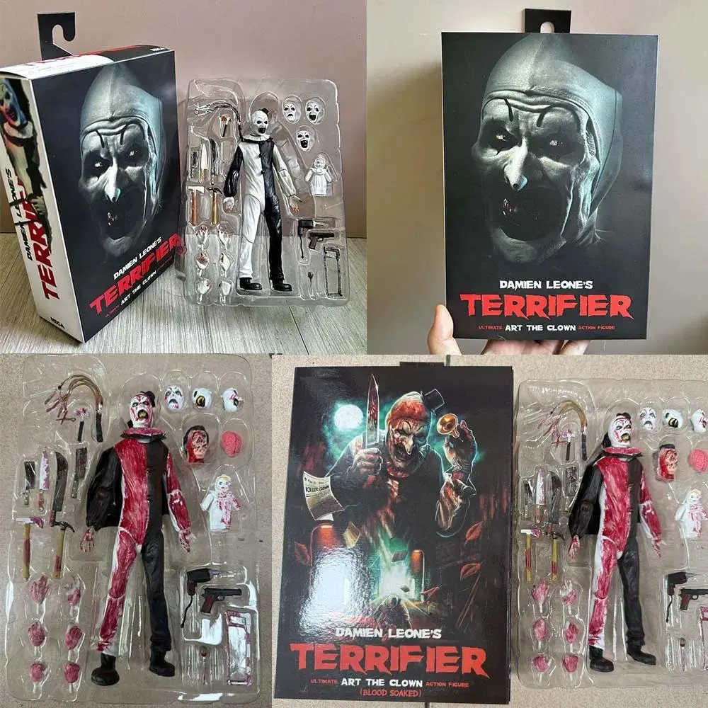 Figure Art The Clown Figure Damien Leone's Terrifier Figurine Damien Leone's Blood Soaked Action Figure Model Toys Gift