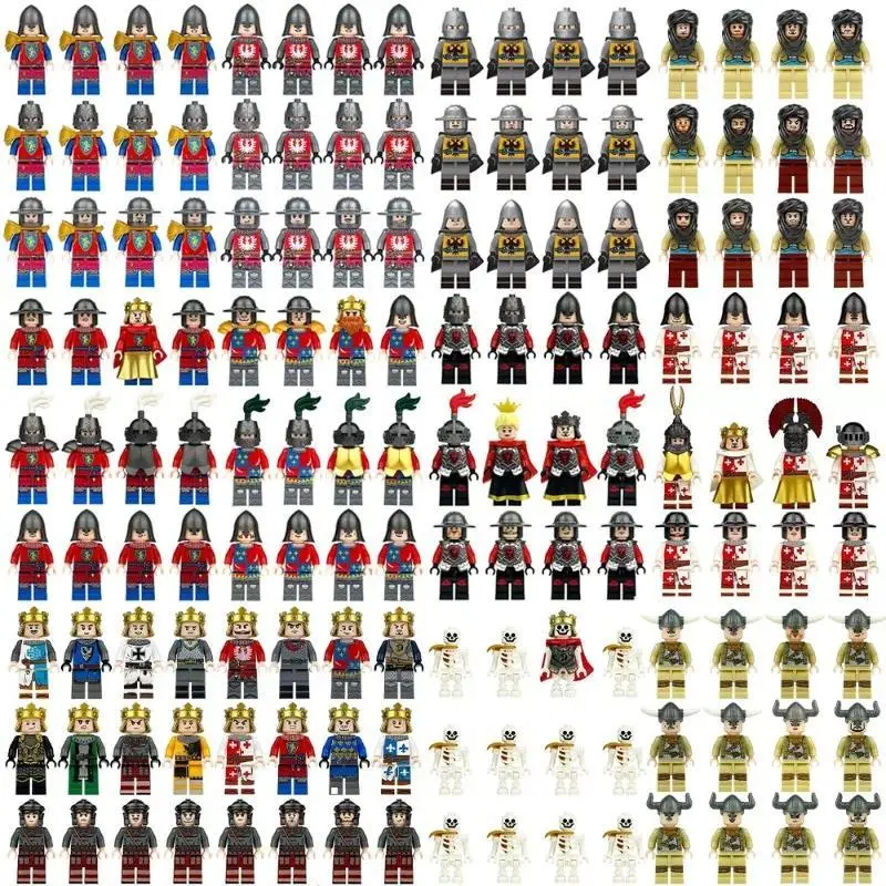 2026 hot item Ancient Roman medieval knights, building blocks, figures, toys, mini figures, humanoid dolls, toys, birthday gifts. Popular toys