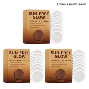 Sunless Bronzing Patches (8pcs/8pcs*2/8pcs*3), Summer Outdoor Beach Sunless Tan, Natural Glow, Bronzing Patches for Wheatish Skin
