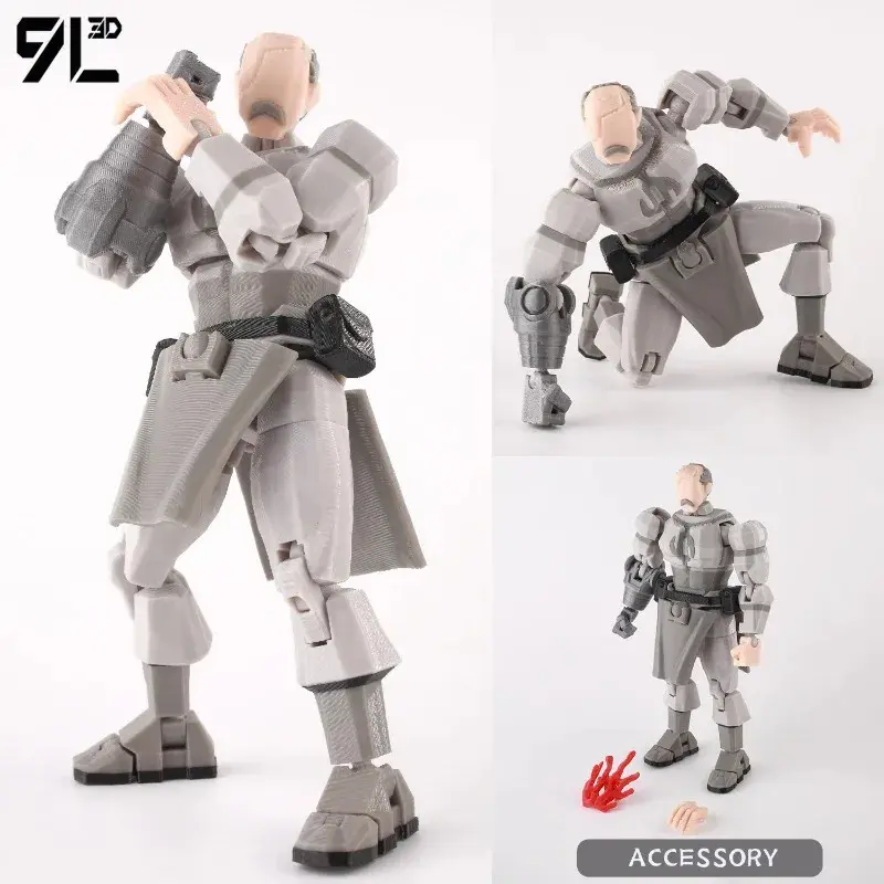 Invincible Lucky 13 Conquer Variant Color 9L3D Printed Articulated Action Figure Animation Peripherals Movable Joint Doll Toy
