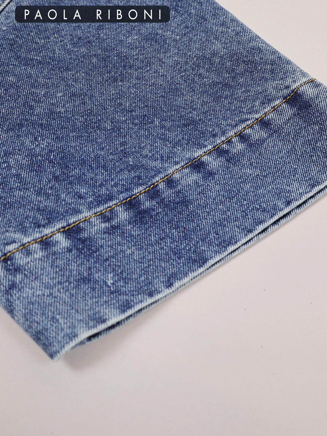 Women's Ombre Print Denim Dress, Fashion Short Dress for Summer, Women's Dress for Daily Wear, Casual Fit Dresses