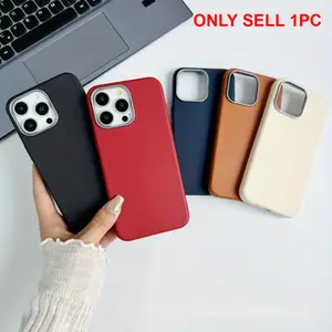 Matte Litchi Texture Leather Soft Case For Xiaomi Poco X6 Pro TPU Shockproof Cover for Xiaomi Poco X6 Xiomi X6Pro Phone protective case