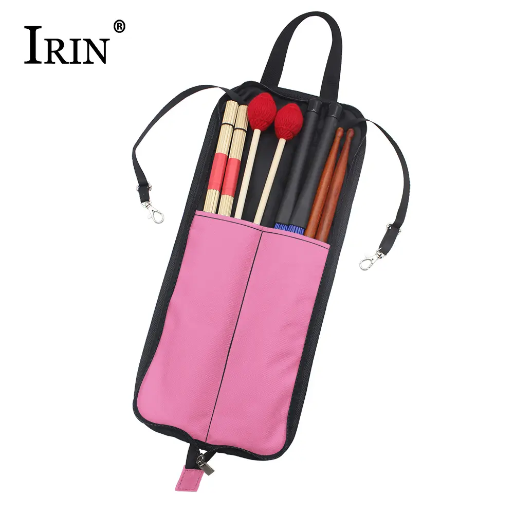 IRIN drum stick bag drumstick percussion portable bag Drummer wrapped in Oxford cloth color  for home and stage performances