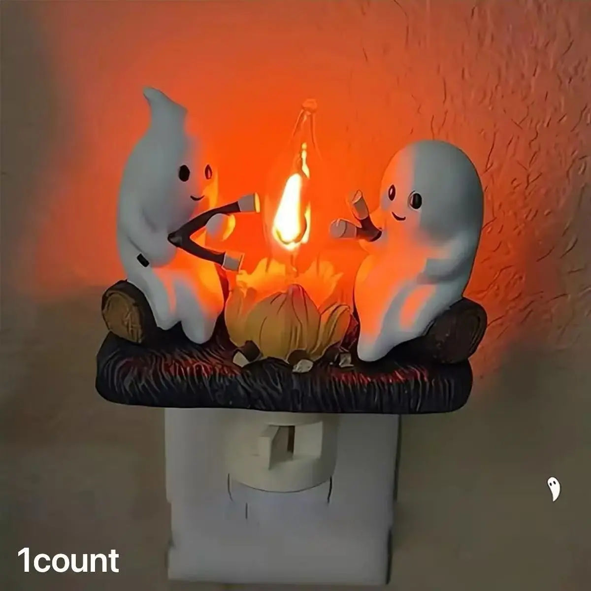 Halloween Design Night Light, Resin Night Light, Halloween Resin Night Light, Decorative Night Light, Ideal Decoration for Bedroom Bathroom Nightstand