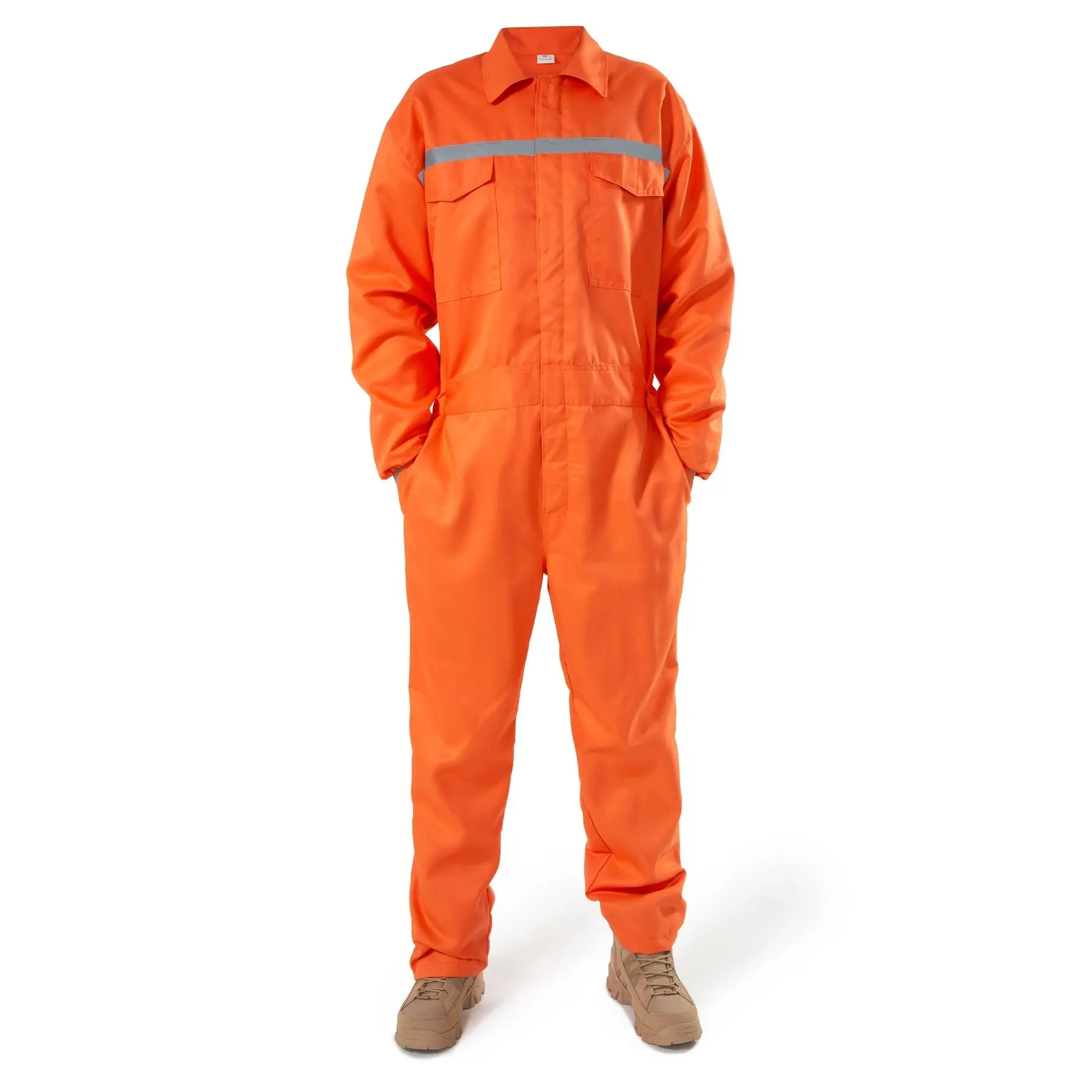 Abrasion Resistant Thick Work Uniform with Reflective Tape