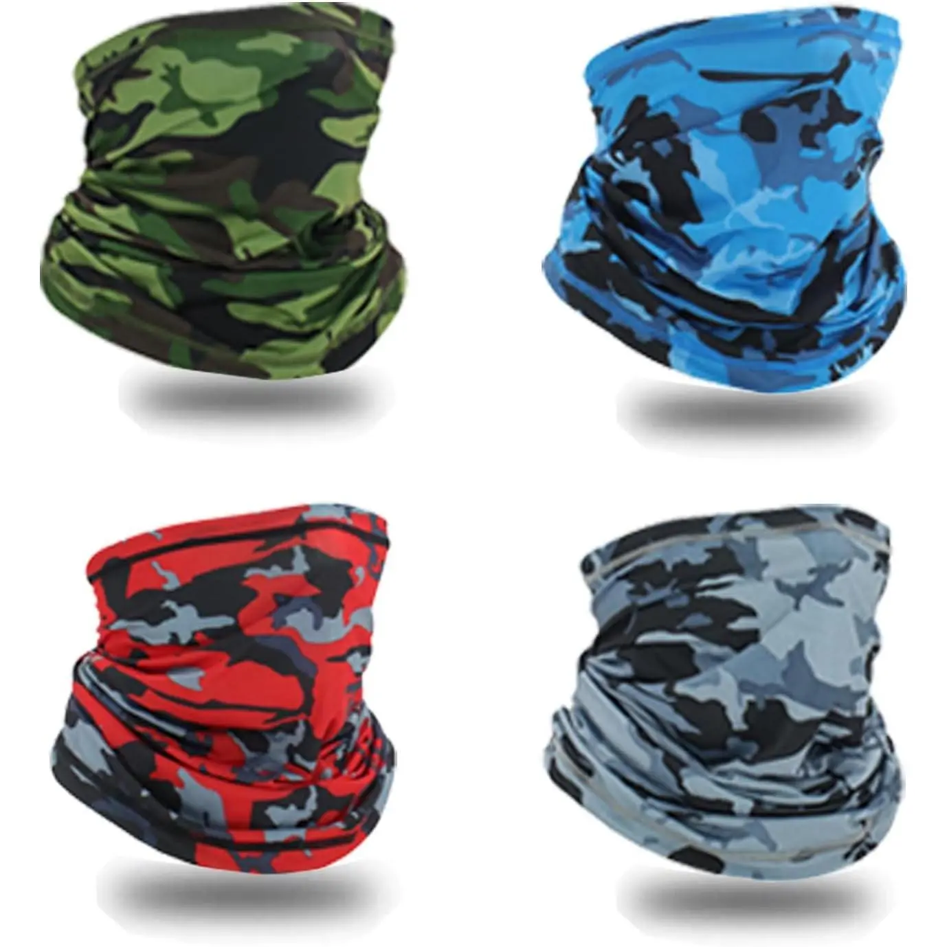 Breathable Neck Gaiter Mask for Men & Women, Cooling Face Cover with Sun Protection - Windproof for Summer Outdoor Sports, Breathable Face Covering