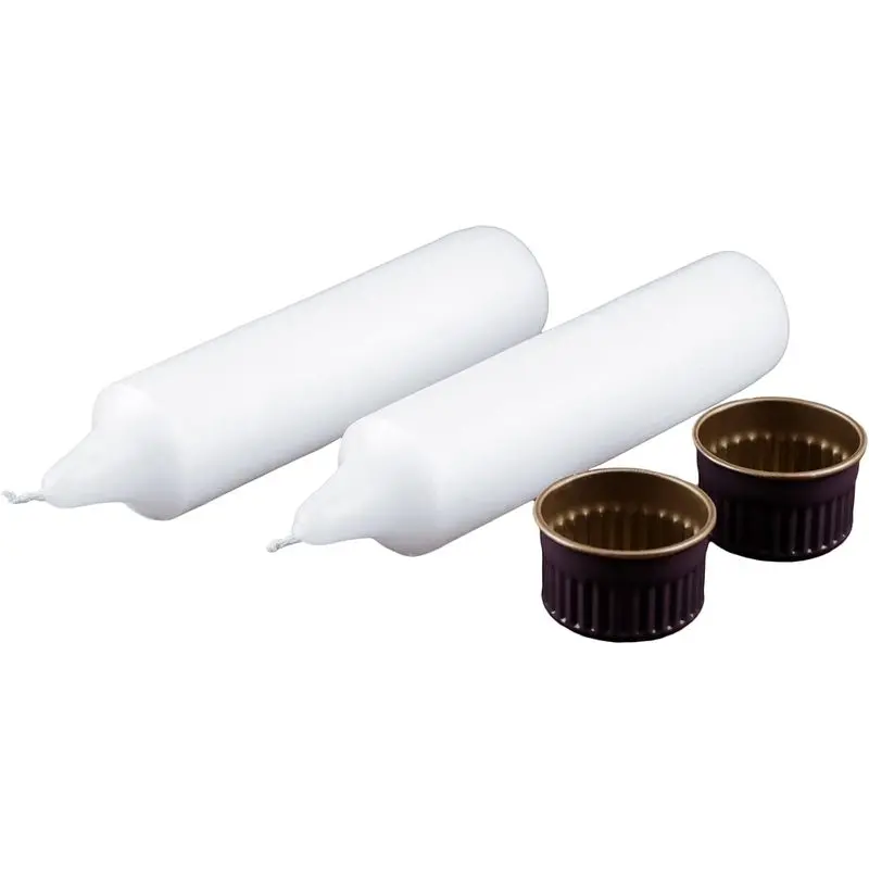Outdoor activitiesCoghlan's Emergency Candles 2-Pack – Long-Lasting Unscented Candles for Power Outages, Survival Kits, and Emergency Preparedness – Reliable Lighting (6-8 Hour Burn Time)