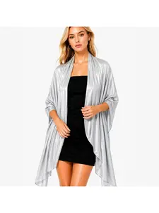2026 New Satin Stretch Charmeuse Shiny Evening Shawl Wrap for Formal Events Cocktail Parties and Black Tie Occasions Luxury Fashion Accessory for Women