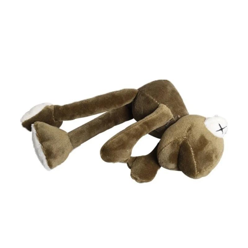 Long Legged Frog Backpack Pendant Soft Stuffed Ugly Cute Doll Keychain Funny Cartoon Creative Design Keychain Key Ring