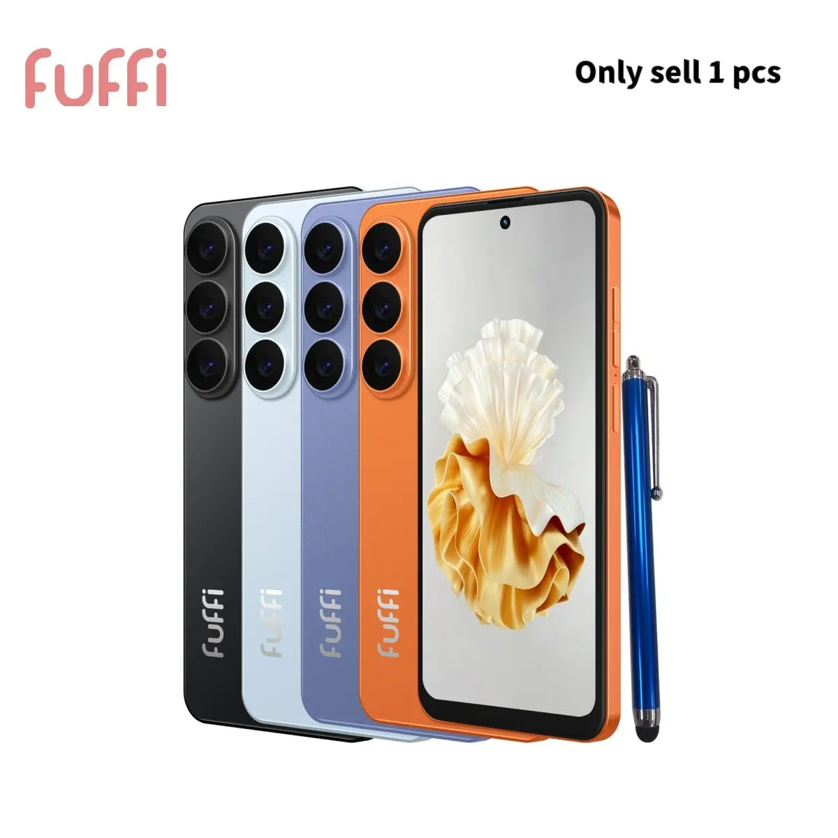 FUFFi-S26 PRO Fashion Smartphone, 6.56-inch HD screen, 3GB RAM+32GB ROM, 2MP+7MP camera, 8-core processor, 4G network, 3100mAh battery, Android 10.0 system, GPS， Dual card dual standby, complimentary handwriting pen
