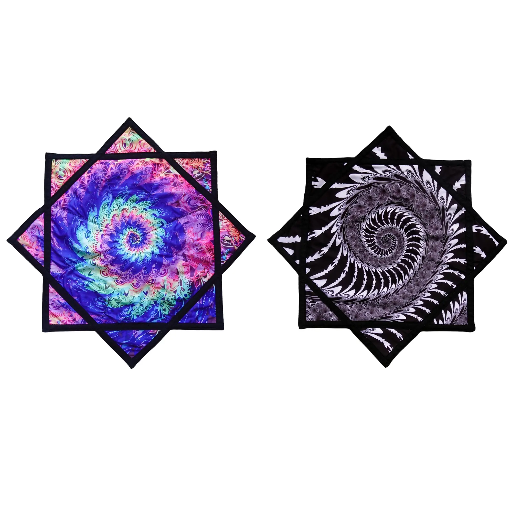Dapostar new UV Printed Star Handkerchief, Outdoor Sports Towel, Music Festival Prop, Flowing Star Design, R07-1 Model, Perfect for Events