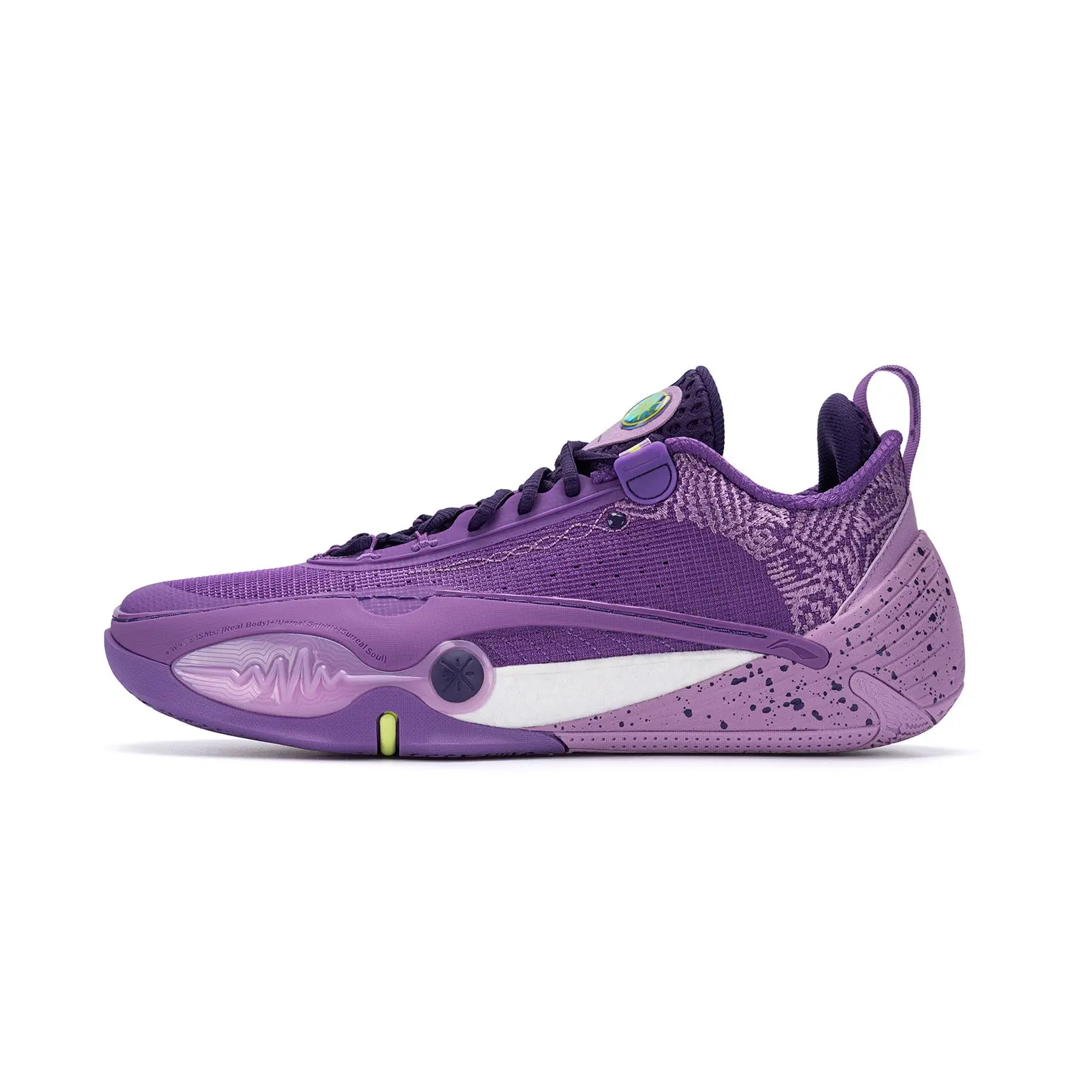 Wade All City 14 "Violet" Pro Basketball Shoes, High-Performance Hoop Shoes for Competitive Play, Cushioned Sole, Rubber Mesh Upper,shoes for back to school,back to school shoes