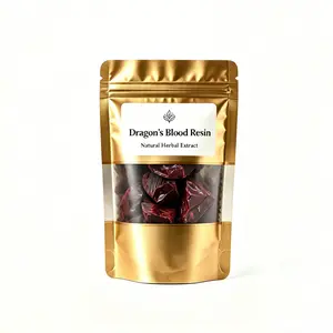 Natural Dragon's Blood Resin Incense, Purify Home Space, Meditation Relaxation, Handmade Frankincense Resin, 26g/58g/126g, Reusable Bag Packaging