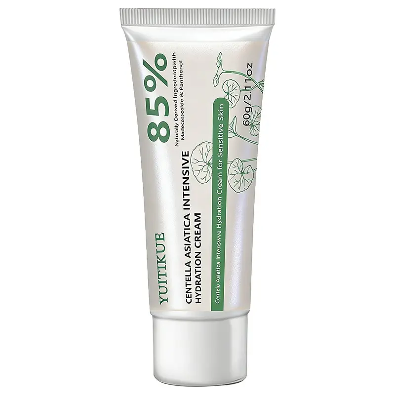 Yuitikue 85% Centella Asiatica Moisturizing Cream, Panthenol Repair Soothing Calm Redness, Gentle Sensitive Skin Hydrating Lotion, Intensive Moisture Boost Hydrate, Cica Moisturizer, Deep Hydrating Moisturizer