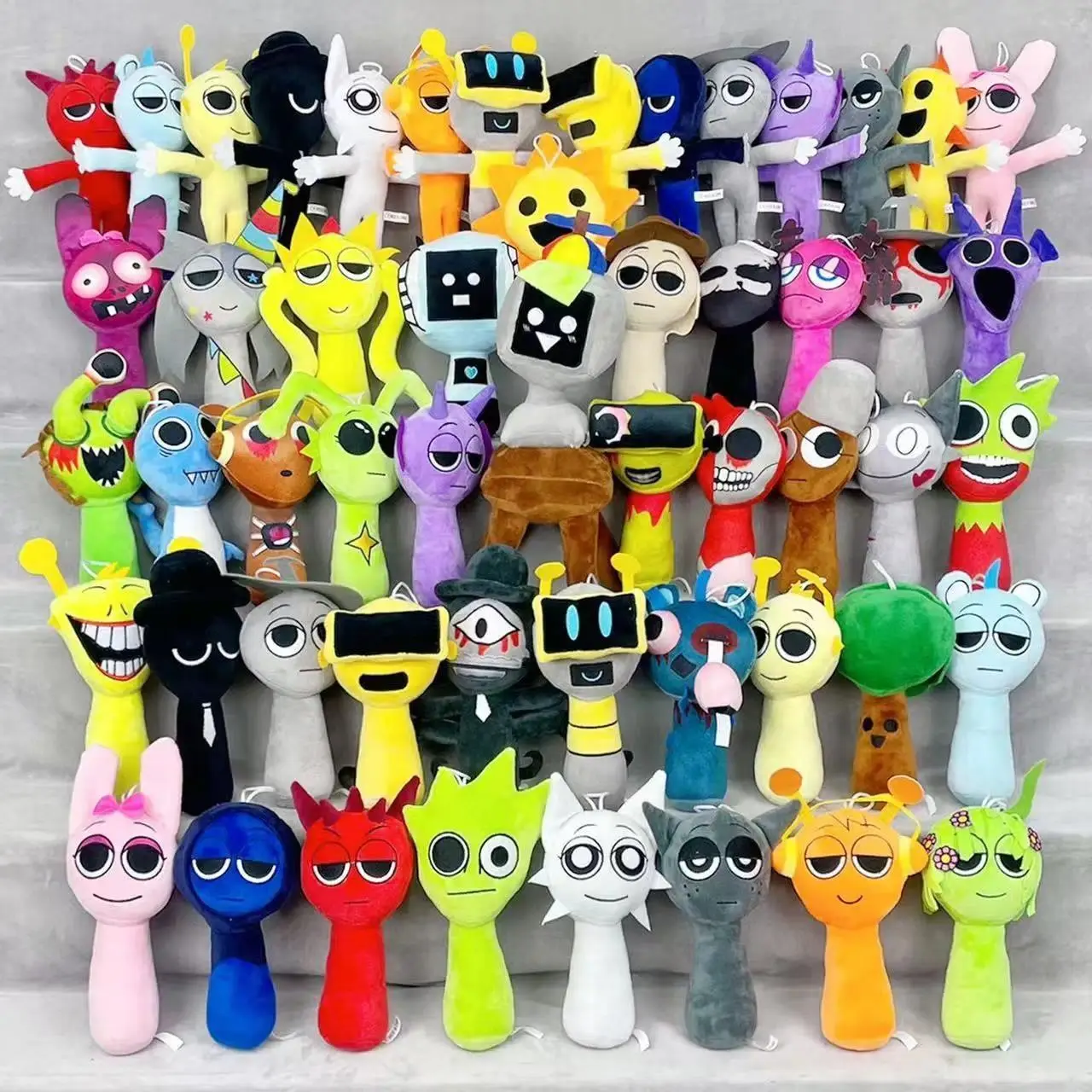 53styles Sprunki Plush Toys Sprunki Plush Doll Sprunki Game Pillow Kids Birthday Gifts Stuffed Dolls Christmas Gift