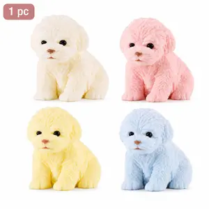 1 PC Hand Painted Dog Squishy Toys，Puppy Taba Dog Squishy - Ultra Soft Silicone Dog Squishy, Handmade Stress-Relief Toys for Teens & Adults, Non-Toxic Squeeze Toys for Relaxation & Sensory Play