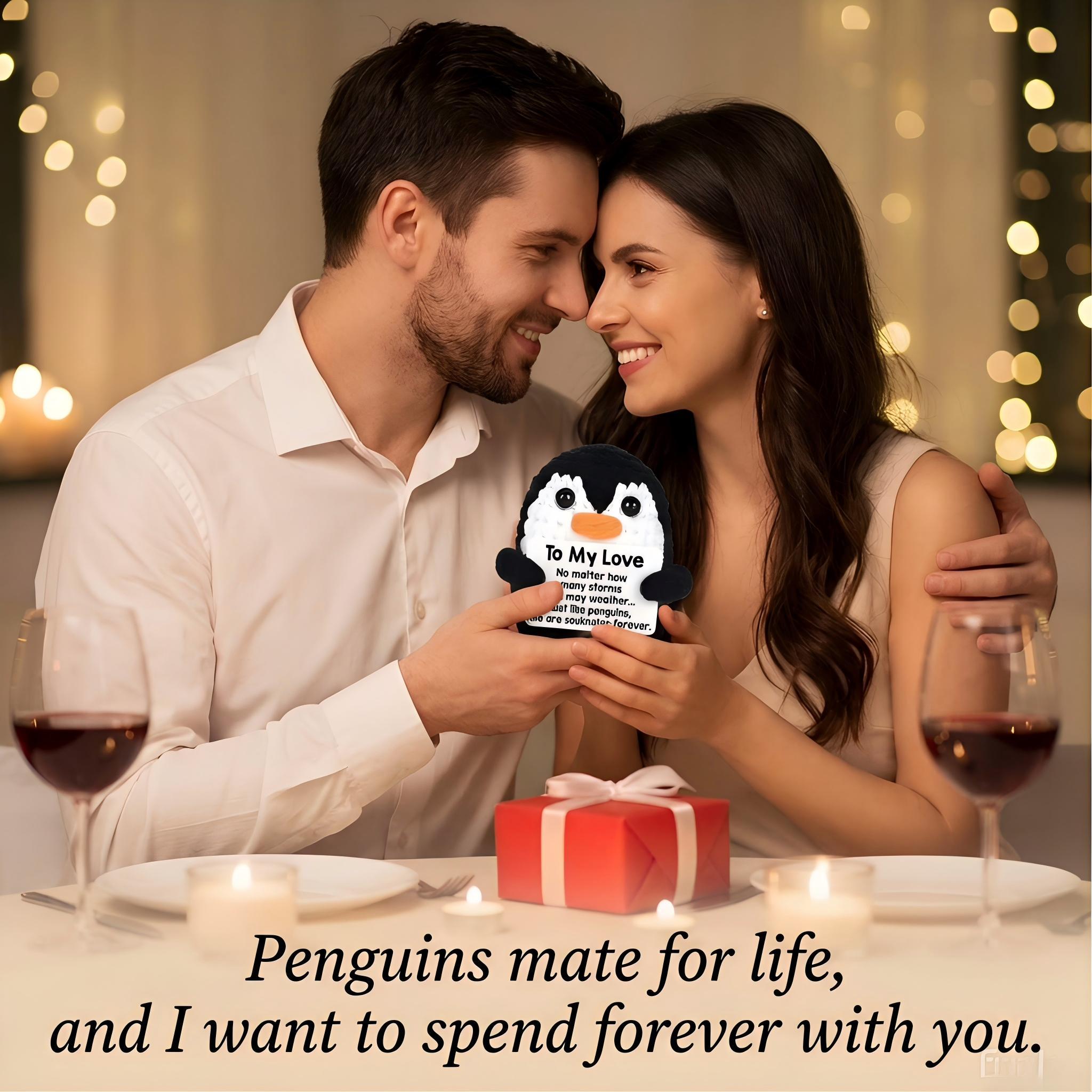 Handmade Crochet Penguin Plush Emotional Support Stuffed Animal, Soft Cute Stress Relief Toy, Christmas & Holiday Presents, Birthday Gifts for Women Men Him Her, Teacher Appreciation Gift, Portable Bag Charm, Desk Decor, Baby Shower Party Favors & Photo P