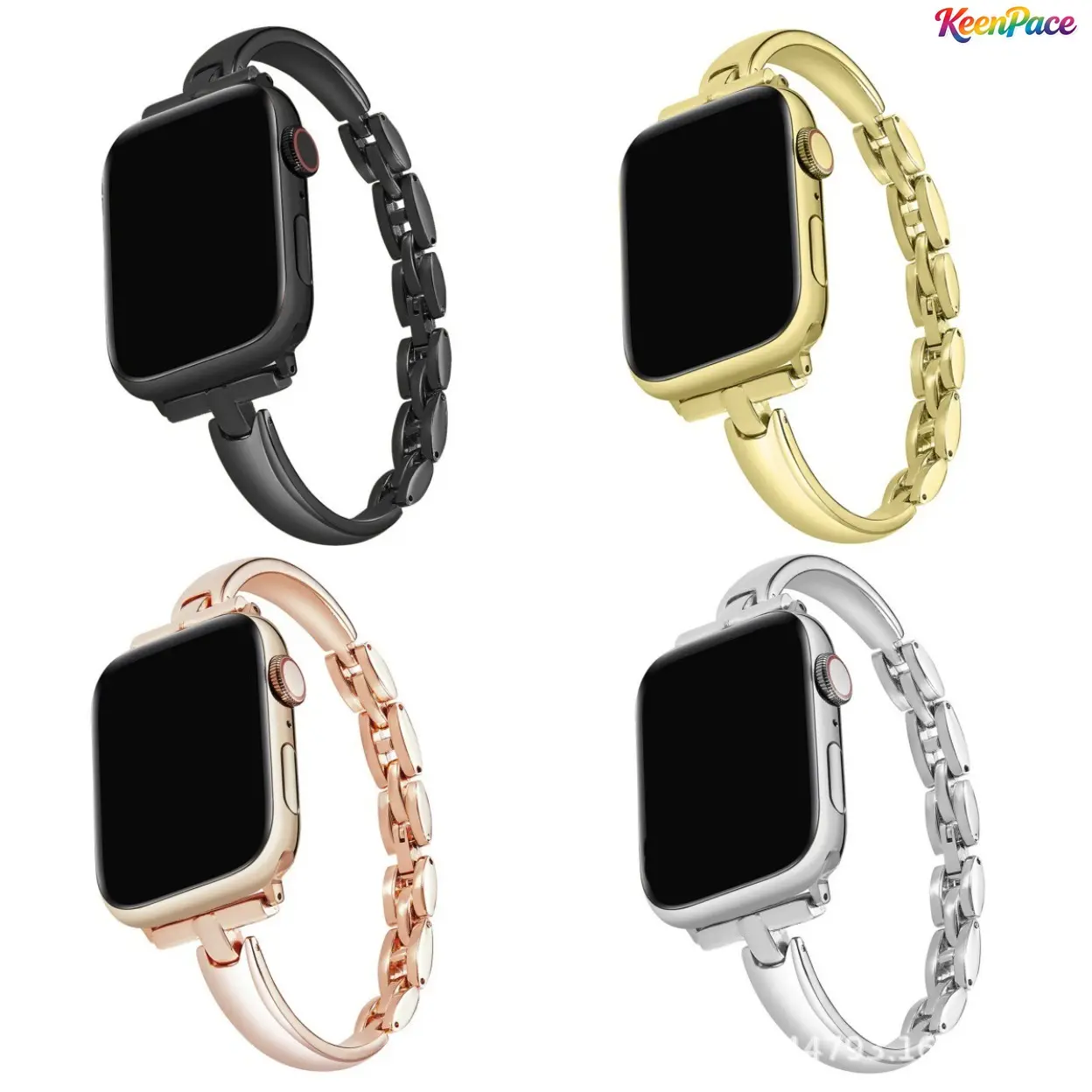 OEM Sleek Elegant Bracelet Watch Band Compatible With Apple Watch All Series, Stylish Durable Replacement Smartwatch Strap, Premium Accessory For Daily Casual Outfits Formal Business Wear (Watch Not Included),back to school,back to school haul