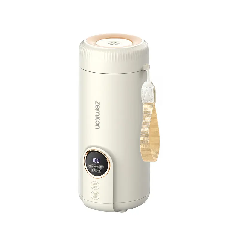 Portable Plastic Automatic Electric Heating Cup - Touch Control, Adjustable Temperature, 550ml, Ideal for 1-2 People, Camping & Hiking Water Storage, Constant Temperature, Automatic Power-Off, Yes, Chinese Standard, Complete Set, Less Than 1000 Watts