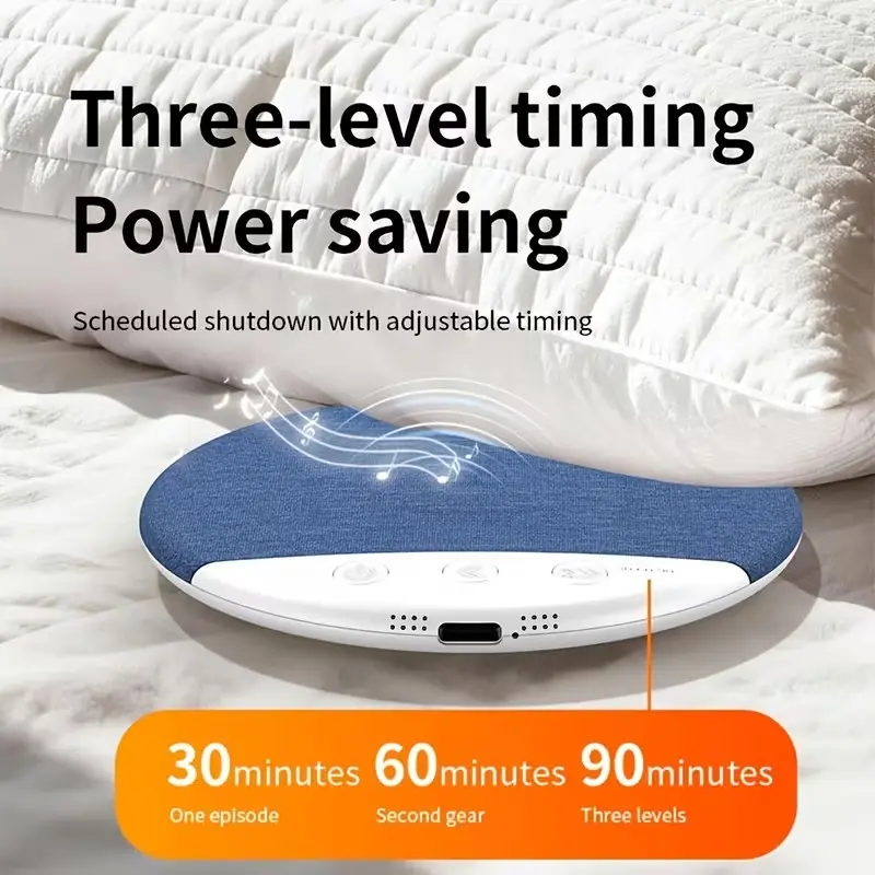 Under Pillow Sleep Speaker, Ultra Soft Compact Portable Design Personal Sleep Headphones, Noise Blocking Comfort Sleep Earbuds for Insomnia Relief, Travel, Home & Deep Peaceful Night Sleep