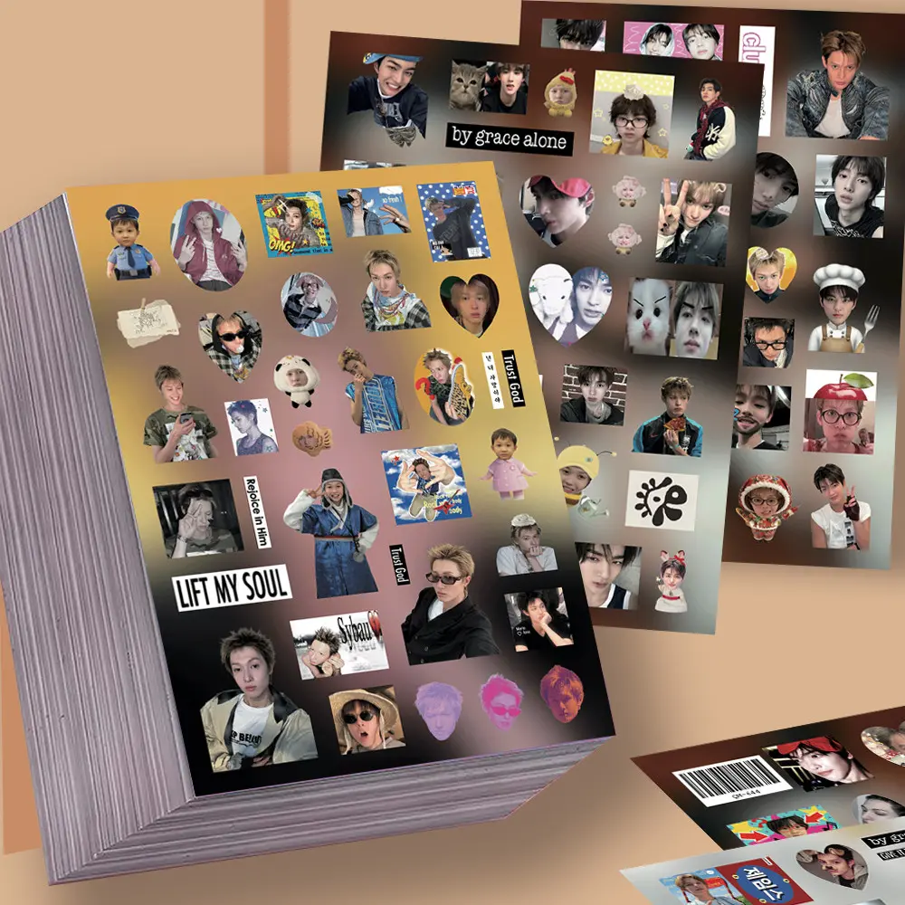 8Sheets Cortis Themed Stickers - Decorative Decals for Handbooks, Phone Cases & Notebooks