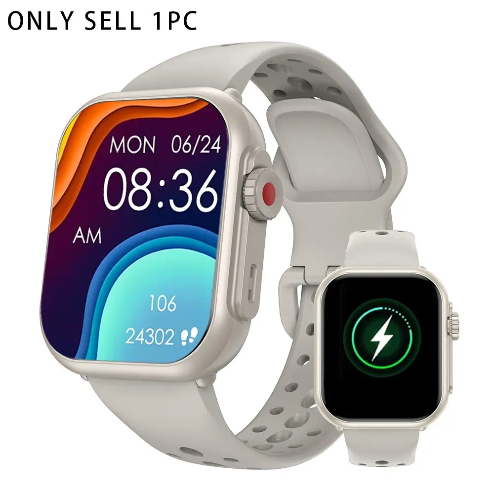 Smart Sports Watch, 1.83" HD Display, Bluetooth 5.3 HD Calling, 100+ Sports Modes, 24H Heart Rate Sleep Monitor, 1000mAh Battery Magnetic Charging, IP68 Waterproof Fitness Tracker, Compatible with iOS & Android