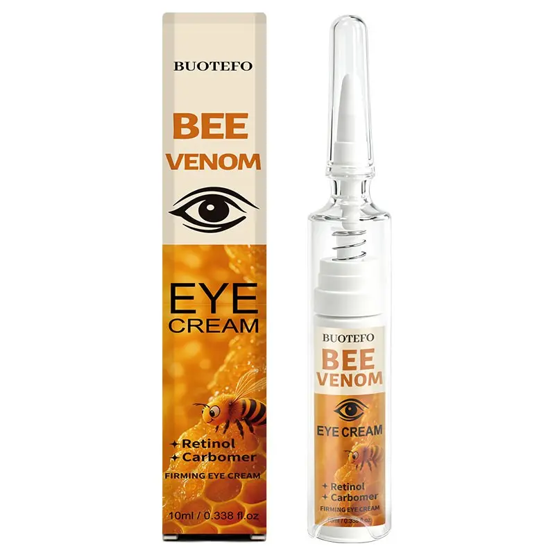 Retinol Eye Cream with Bee Venom, Firming, Moisturizing and Soothing, Daily Eye Care for Men and Women, Hydrating and Nourishing Eye Area