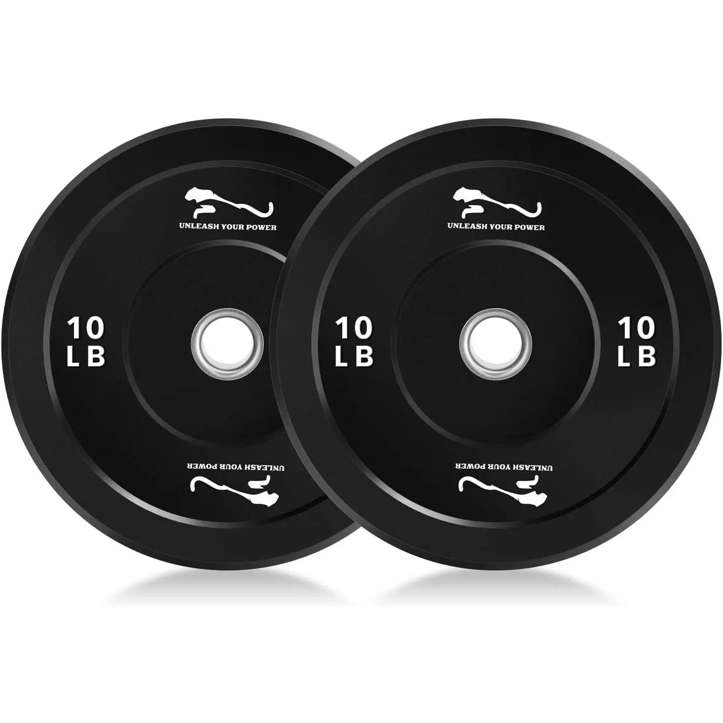 Weights Bumper Plates Set,Rubber Strength Training Plates for Weightlifting & Strength Training Home Gym