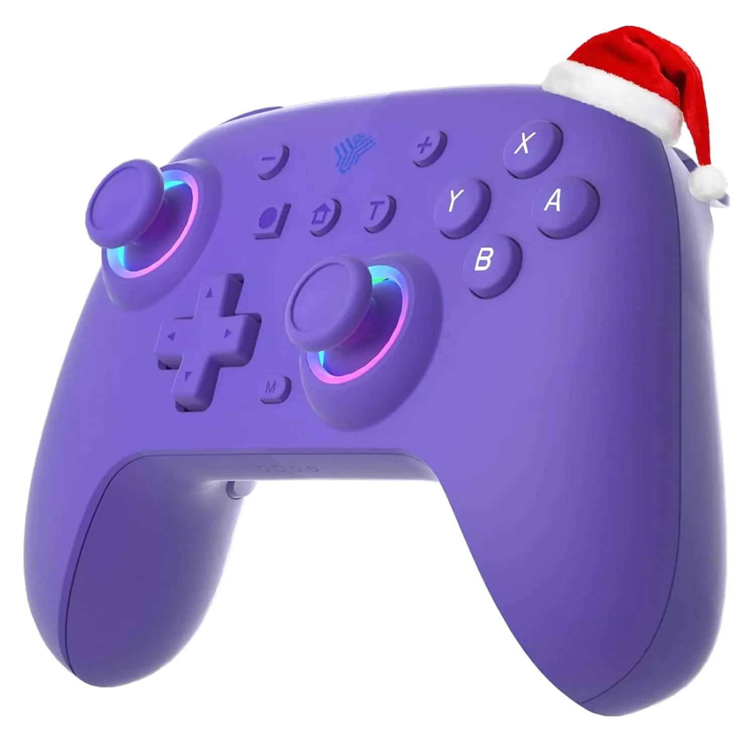 Controller for  2, Pro Controller for /OLED/Lite/PC with 7 Colors LED Light/3-level TURBO Adjustable,4-Speed  Vibration/Hall Effect Sticks/Wake Up/Gyro Axis Motion()