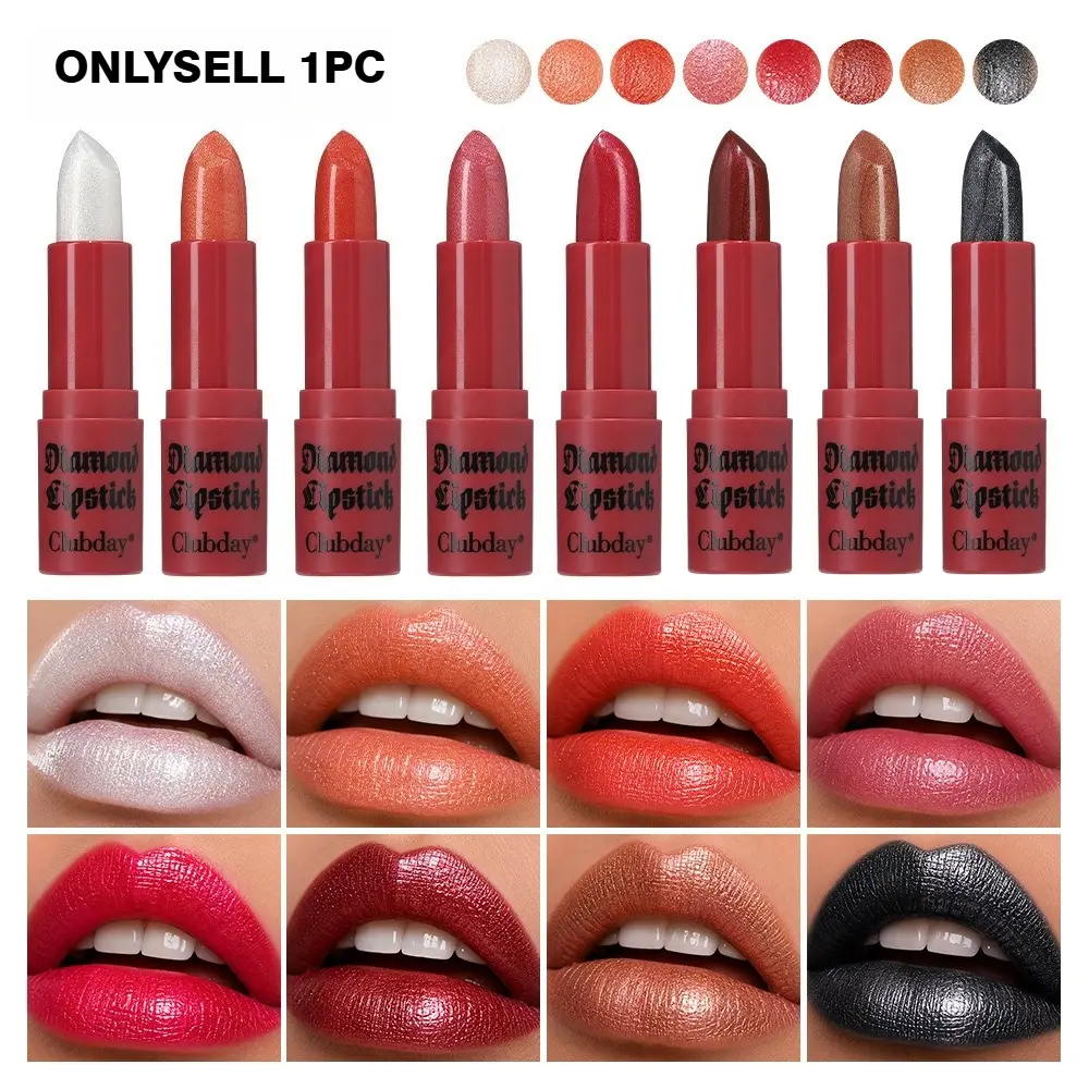 Bursting Starry Diamond Lipstick, Glitter Lipstick, Fine Flash Glossy Moisturizing Lipstick, Perfect for Adding Shine and Hydration to Your Lips, Lightweight Glossy Lipstick