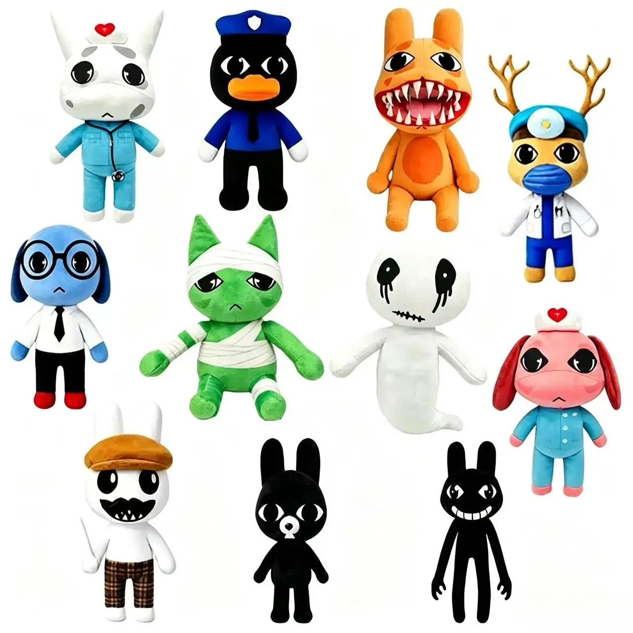 Cute Plush Toy, Soft Adorable Stuffed Animal Hospital, Home Decor, Perfect for Halloween, Birthday Gifts, Cozy and Fun