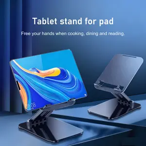 Adjustable iPad Desktop Stand, Portable Foldable Tablet Holder, Office Home Accessory Gift, Compatible with New iPad 2026 and Other Tablets