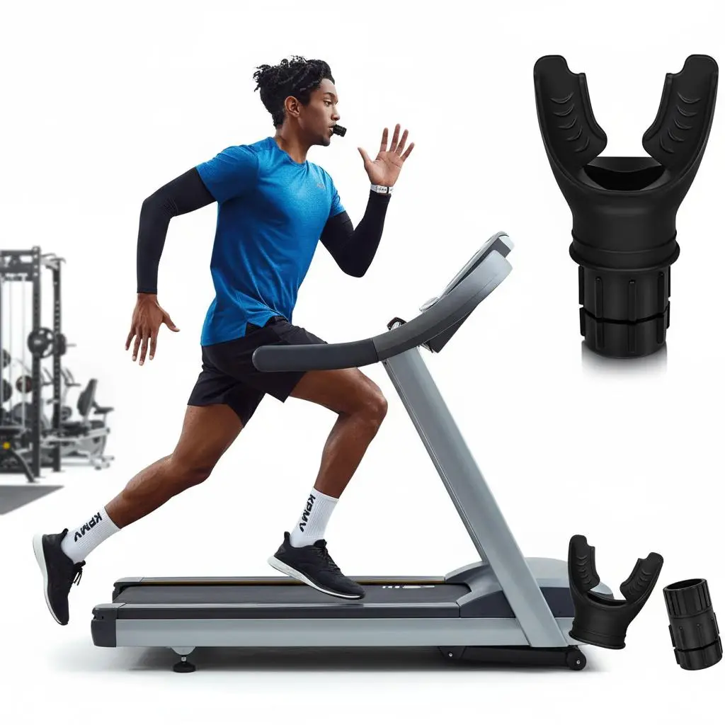 Lung Trainer Breathwork Device - Adjustable Respiratory Resistance, Rotating Valve, Portable Size Fitness Equipment, Gym Stuff, Valentine's Day Gift, Home Workout Accessory, Workout Equipment, Compact And Portable, Home Workout Equipment, Easy To Clean
