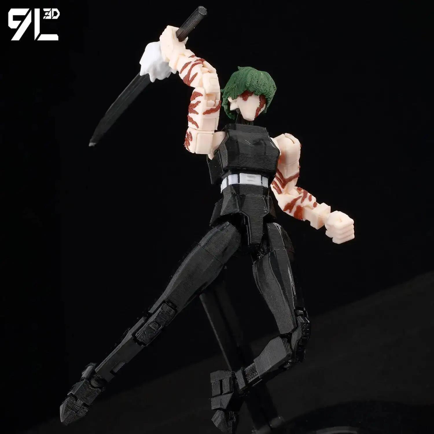 9L 3D Printed Anime Jujutsu Kaisen Sukuna Lucky13 Dummy 13 Movable Shapeshift T13 Action Figures Mannequin Toys for Collectors