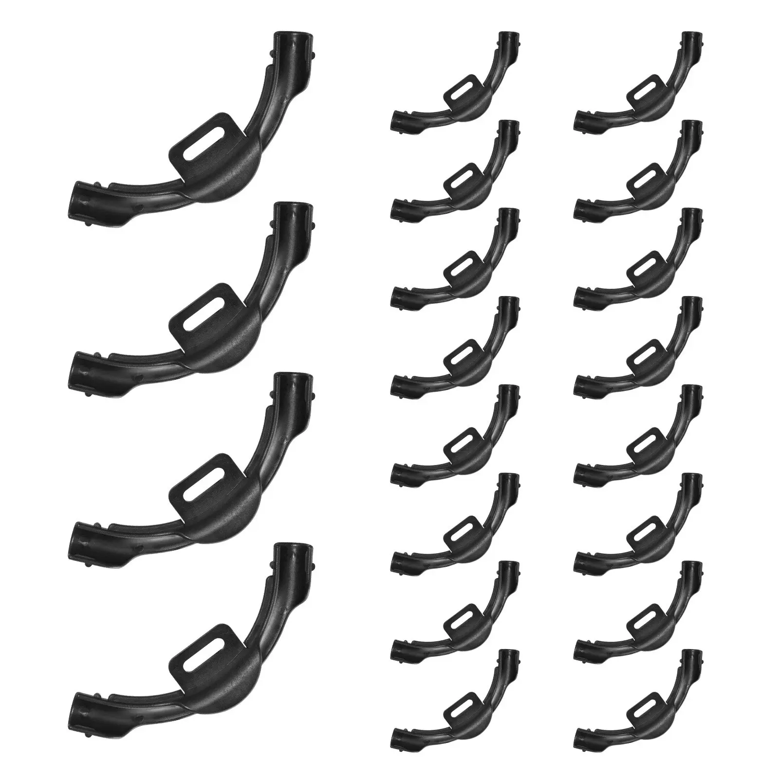 VEVOR PEX Tubing Bend Support, 20-Pack 90-Degree Elbow for 1/2-in PEX Pipes, Anti-Vibration Corrosion & Rust Resistant Pipe Holder with Nail Tab for Plumbing Jobs