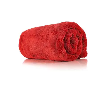 -  1500 - Heavy Duty  Drying Towel;  for , Commercial , RVs, , and ;  70/30 Blend Twist Loop Design, 1500gsm, 30in x 30in, Red