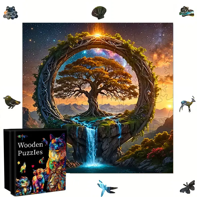 Lucky Island Life Tree Puzzle, Challenging Puzzles for Focus and Training, Improve Thinking Skills, Perfect Gifts for Holidays