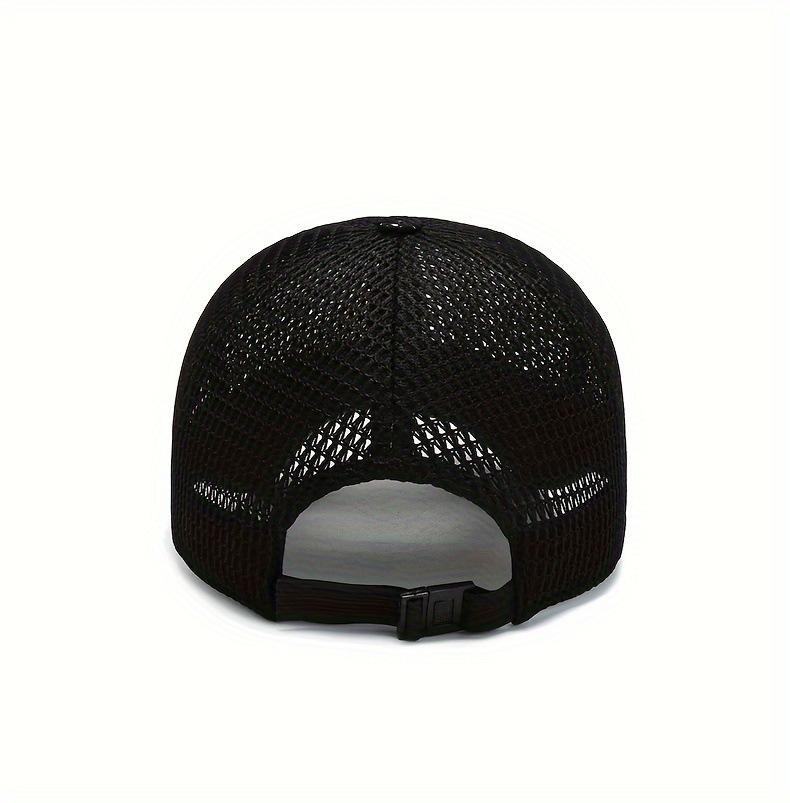 Summer Trucker HatY2K Aesthetic Solid Color Mesh Baseball Cap Breathable Sweatproof Sun Hat for Daily commute Golf Fishing Gift