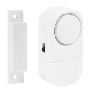 Wireless Magnetic Window Door Contact Alarm, Anti-Burglar Security Entry Sensor with Batteries Included, Loud Warning Alert Safety Alarm for Kids, Home, Apartment & Cabinet Protection