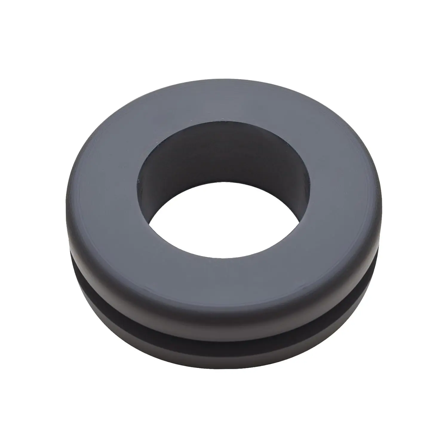 Rubber Grommets, Durable Round Rubber Grommets, Suitable for 1 1/4" Inch Openings, 1/8-inch Thick Panels, Provides Protection for Wires, Cables, Hoses, Etc., Black (1 PCS)