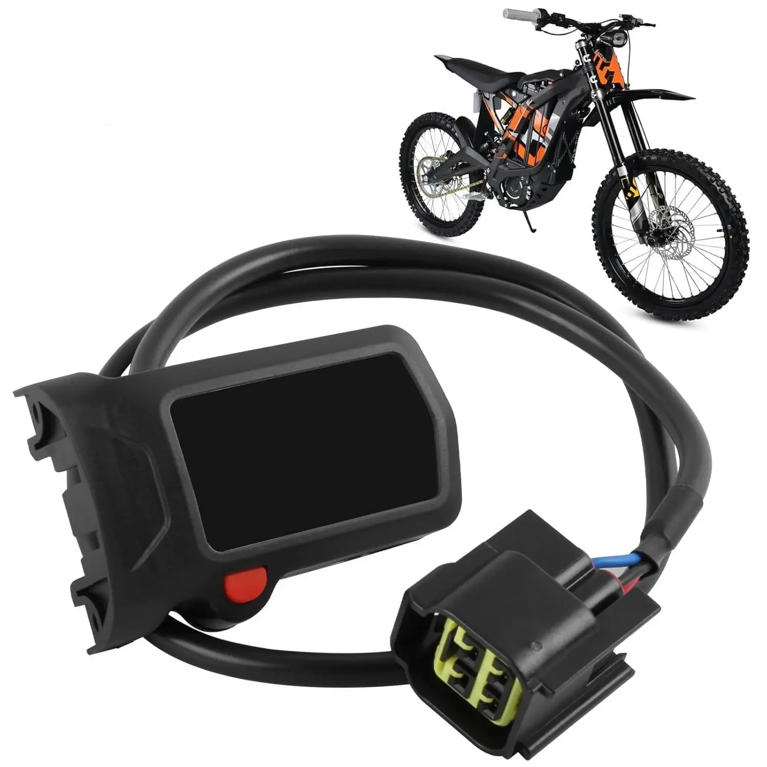 Electric Dirt Bike Speedometer Digital Display, Dashboard Gauge Cluster Assembly for Sur Ron Lbx/s, Motorcycle Accessories