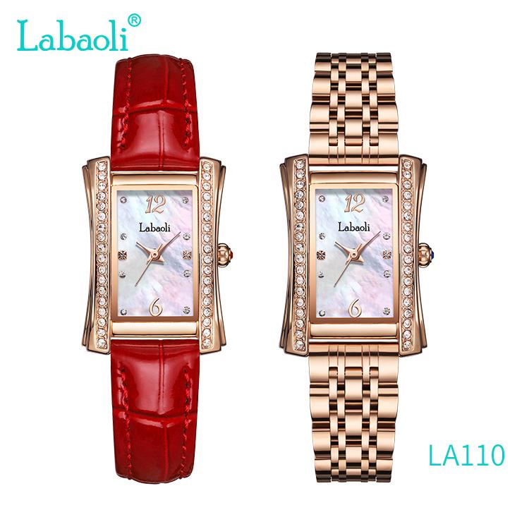 Women's Elegant Multicolor Artificial Gemstone Decorated Quartz Watch, Exquisite Trendy Wristwatch, Fashionable Watch As Gift, Jewelry Bracelet Watch