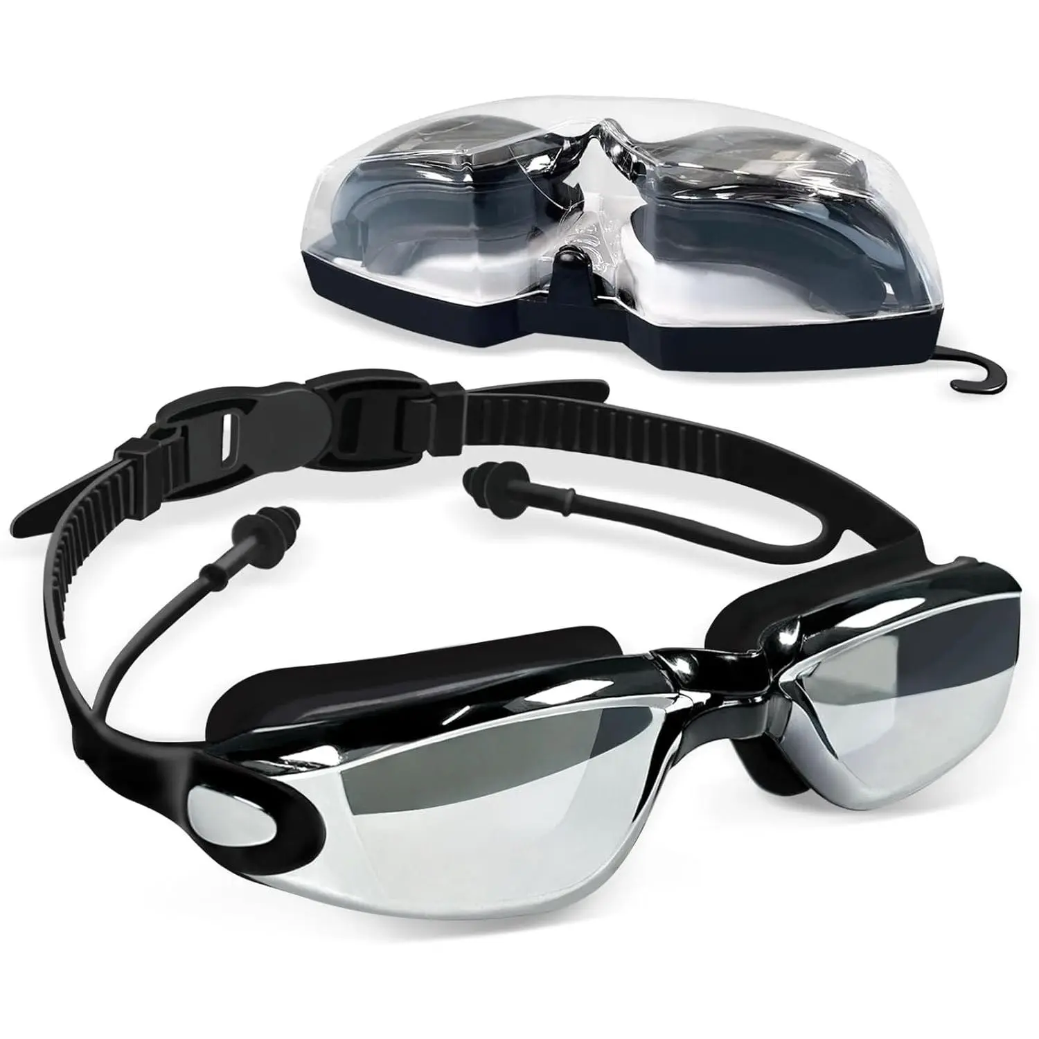 Shortsighted Swim Goggles Nearsighted Swimming Goggles Leakproof Anti Fog Swimming Goggles for Adult Men Women Youth
