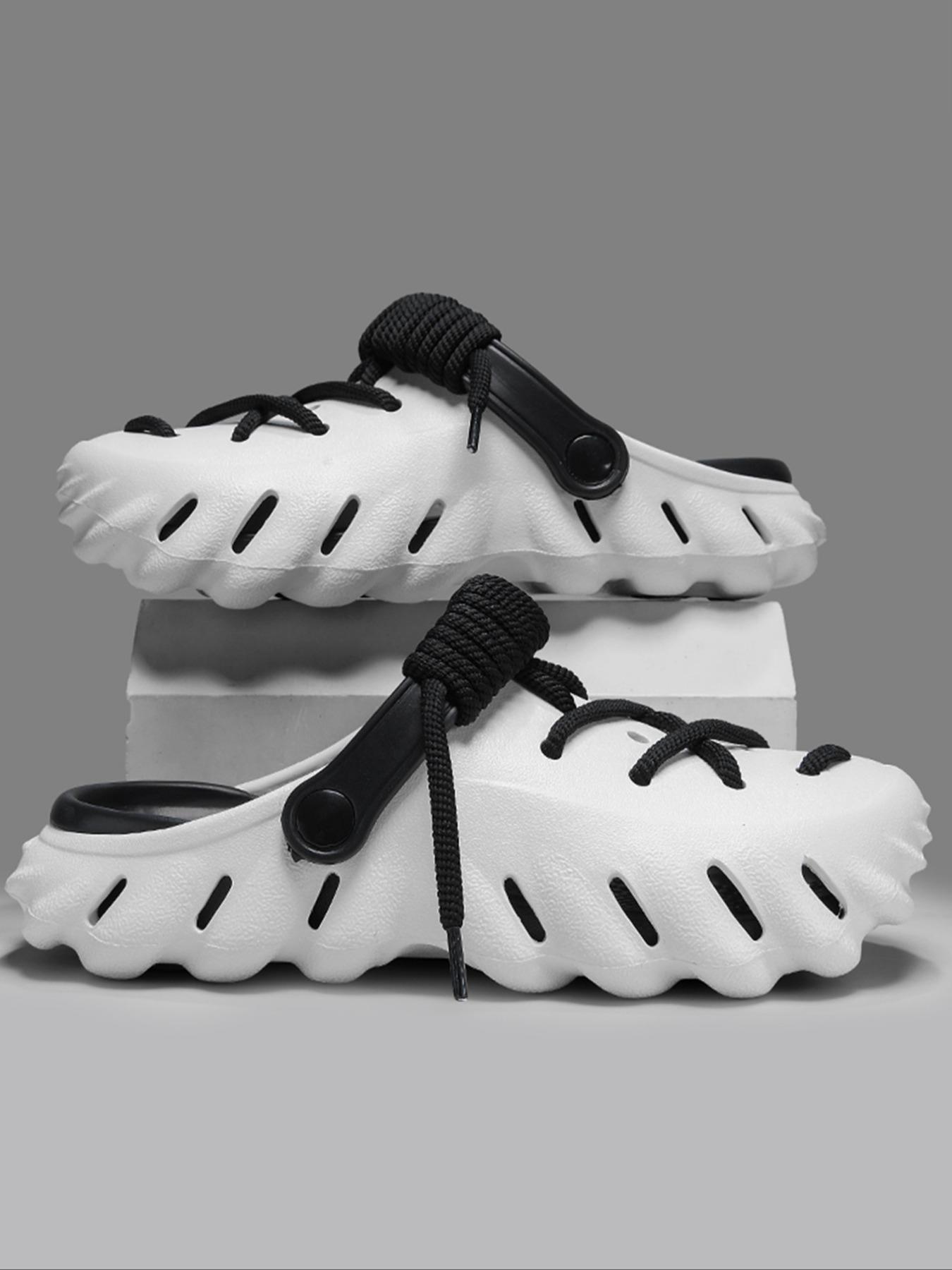 Unisex Minimalist Sporty Plain Color Slides, Casual Comfortable Breathable Beach Clogs, Lightweight Breathable Slippers, Trendy All-match Slippers for Indoor & Outdoor Wear, Boy