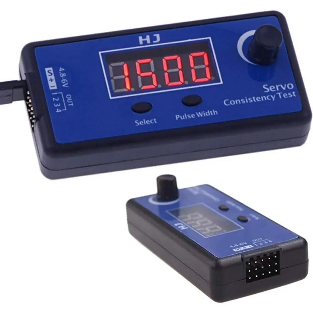 RC Servo Tester ESC Consistency Tester Speed Controller for RC Helicopter Airplane Car Motor Throttle Display