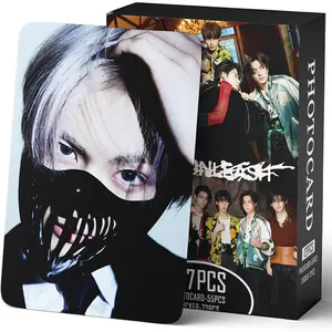 127 PCS album DESIRE UNLEASH Photocards 55 PCS Lomo Cards Set 72 PCS Stickers Postcard Gift Merchandise for Boys and Girls