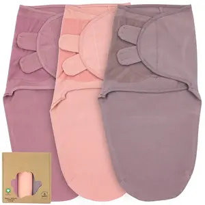 Baby Newborn Swaddle Sleep Sacks - Infant 0-3 Months, Swaddles  Newborns Baby Girls Boys, 100% Organic Cotton Nursery Swaddling Blankets (3-Pack)