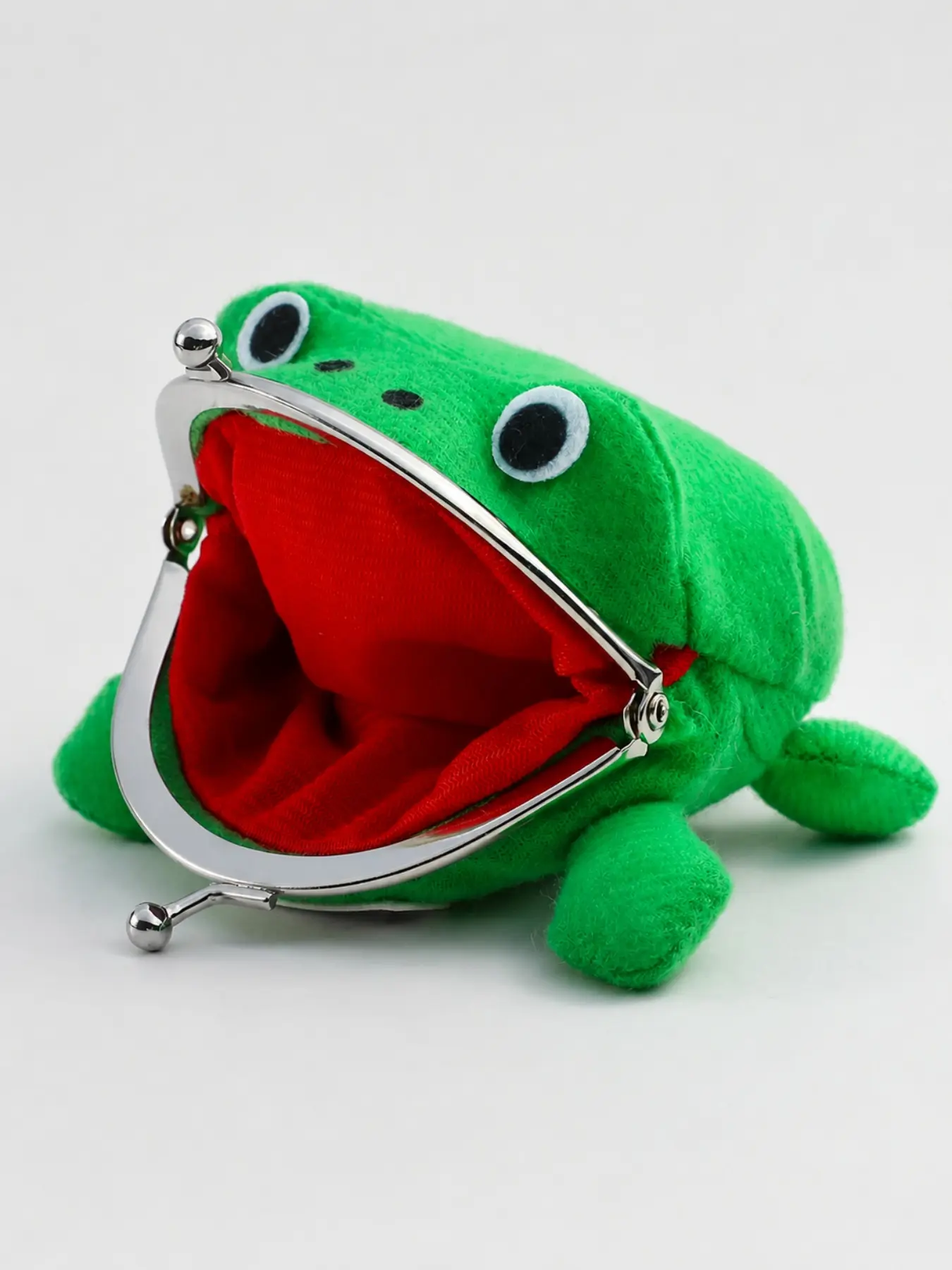 Cute Anime Frog Wallet, Coin Wallet, Keychain, Cute Plush Frog Cartoon Role-playing Wallet, Can Store Coins, Headphones, Hair Rings, Keys, Small Hair Clips, Men's and Women's Bag Accessories